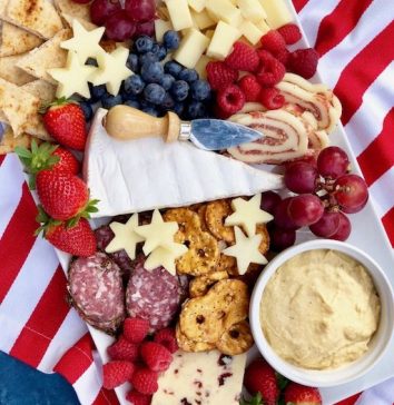 Patriotic Cheese Board - The Preppy Hostess