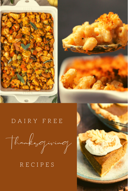 Dairy Free Thanksgiving Recipes