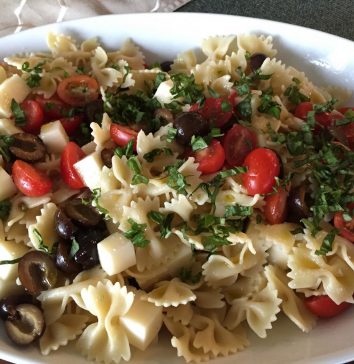 mayo free pasta salad