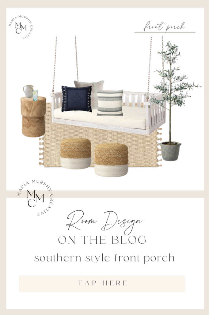 Southern Style Front Porch On The Blog
