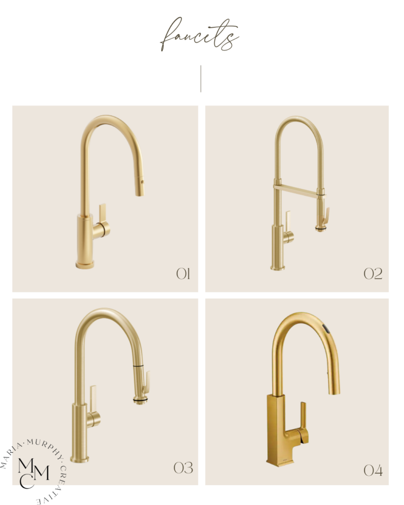 Organic modern style kitchen faucets
