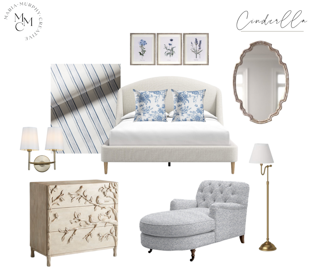 Soft Enchanting Cinderella Bedroom